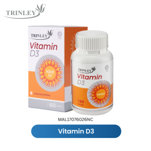 TRINLEY VITAMIN D3 1000 IU  (60 SOFTGEL)